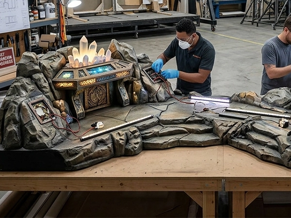 Accessoire spectacle vivant — fabrication atelier