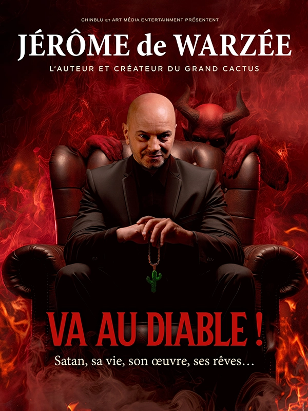 Jérôme de Warzée — Va au Diable ! affiche officielle spectacle