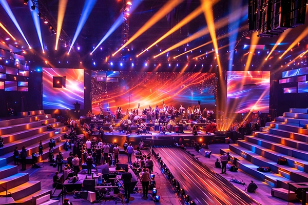 Conception lumière et création scénique